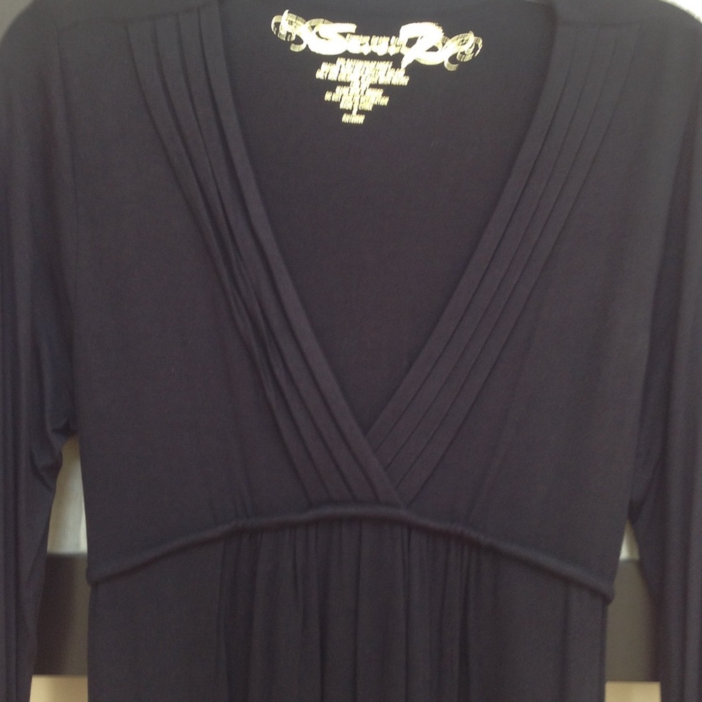 Seven7 Studio , Black Jersey Short Dress - Picture 2 of 3